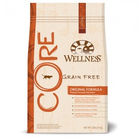 Wellness CORE 全貓無穀物配方 - 火雞肉+雞肉+海洋魚 - 5lb